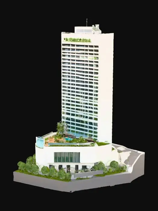3D model for Mandarin Oriental Jakarta