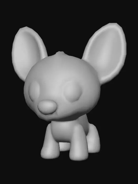 3D model for Scarlet Pooch