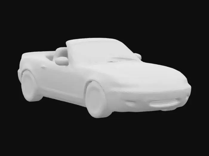 3D model for ultra realistic 1997 mazda miata na, hardtop, BBS rims, Highly Detailed, Ultra Realistic