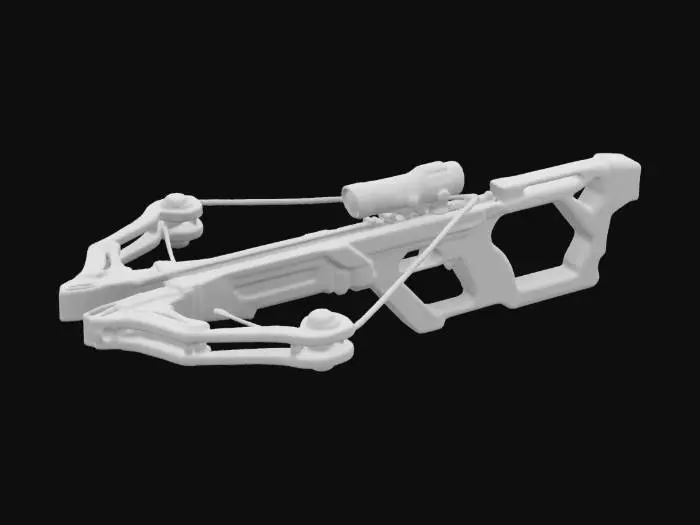 3D model for Futuristic Tactical Stealth Laser Crossbow Design