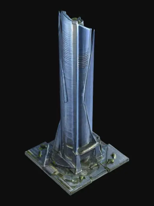 3D model for Glass skyscraper, steel high-rise, office tower, residential condominium, mixed-use building, corporate headquarters, business district tower, urban apartment complex, minimalist skyscraper, eco-friendly high-rise, smart building, modular skyscraper, contemporary office, futuristic glass tower, luxury condo, high-tech skyscraper, cantilevered tower, supertall skyscraper, mirrored facade, twisting skyscraper, skyline landmark solar-paneled tower, luxury residences, sleek high-rise.