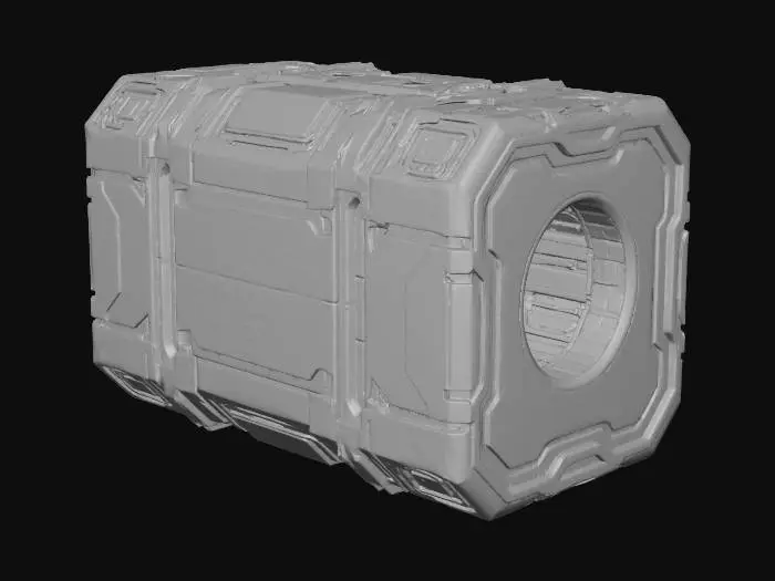 3D model for Space Cargo Module