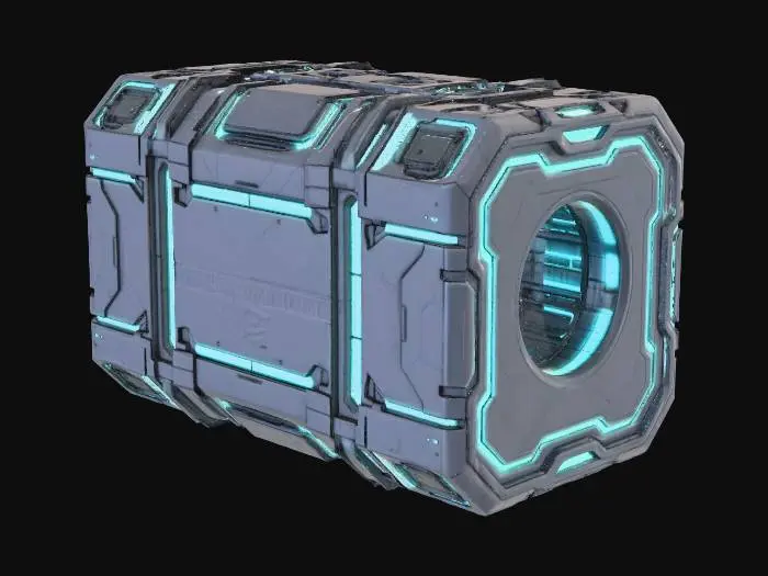 3D model for Space Cargo Module