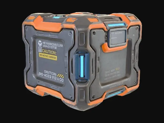 3D model for Bio-Active Cargo Container