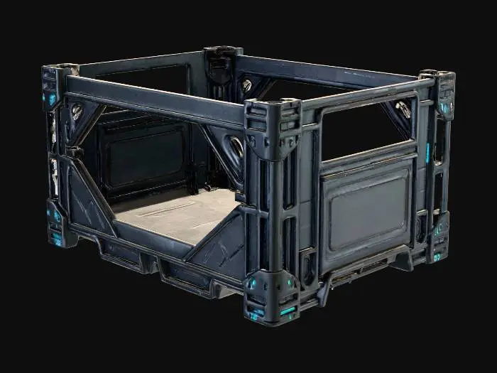 3D model for Modüler Polimer Taşıma Kasıs (Sci-Fi Crate)
