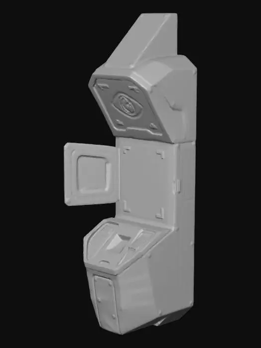 3D model for Crimson Eye Hand Scanner