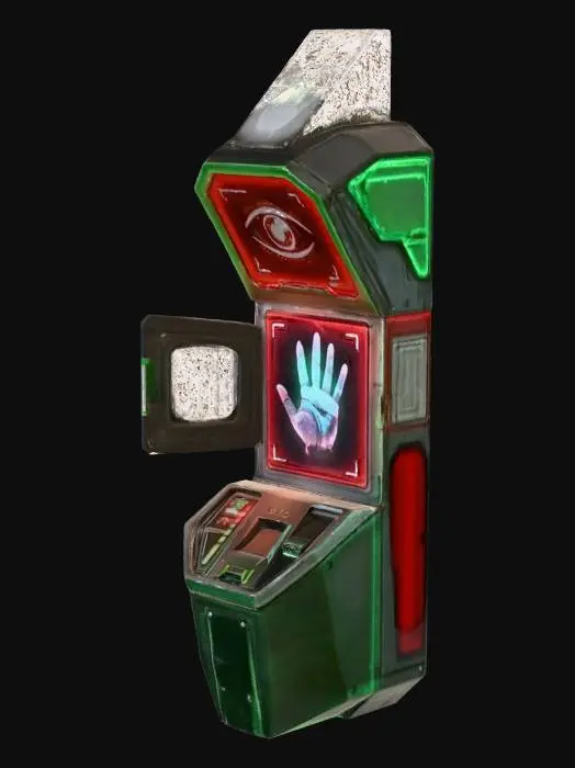 3D model for Crimson Eye Hand Scanner