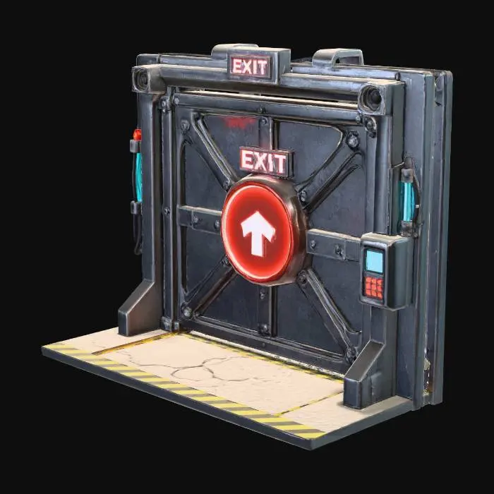 3D model for Neon Exit Portal