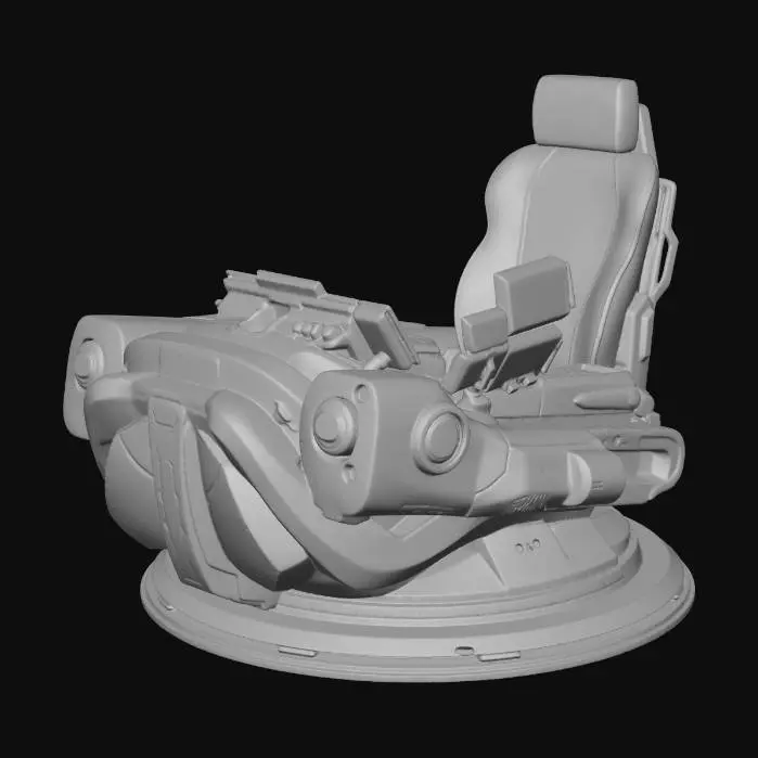 3D model for Neon Nightflight Command Pod