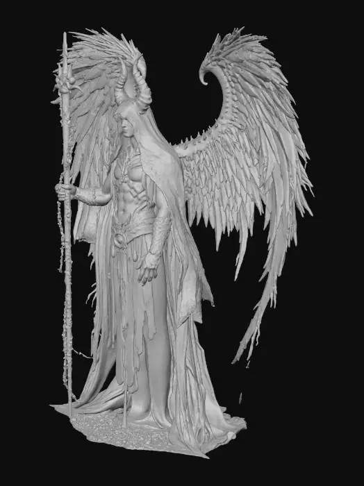 3D model for create a super villain that is of supernatural origin. make sure it does not infringe on any current copyright laws