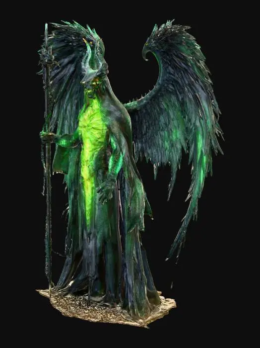 3D model for create a super villain that is of supernatural origin. make sure it does not infringe on any current copyright laws