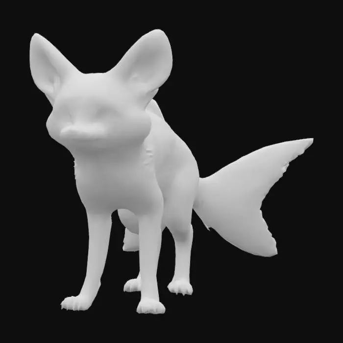 3D model for Um hibrido raposa e peixe-gato