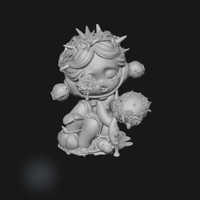 3D model for Thorned Guardian