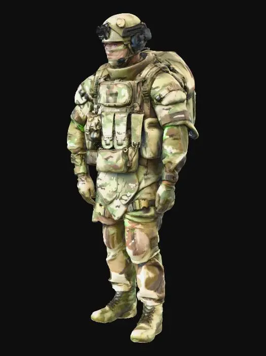 3D model for Tactical Gear Operator