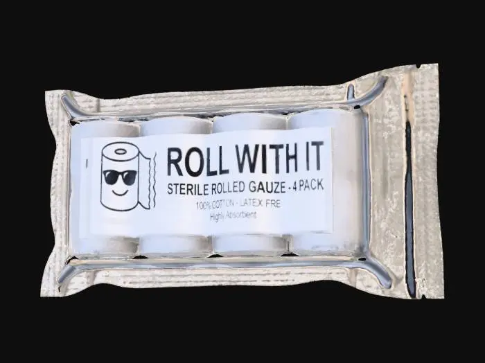 3D model for Sterile Rolled Gauze Pack