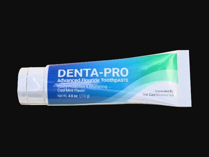 3D model for Denta-Pro Toothpaste Tube