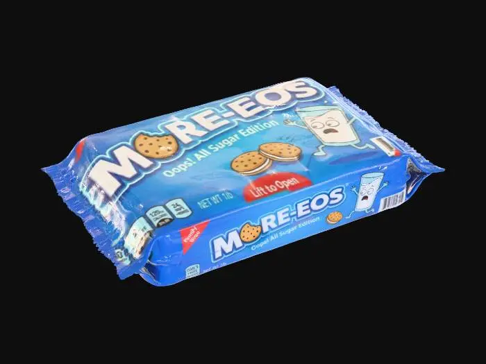 3D model for More-eos Cookie Package