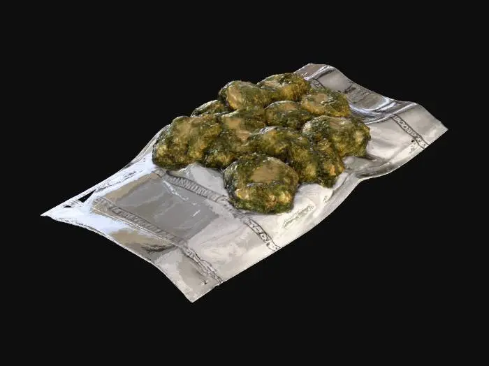 3D model for Vacuum-Sealed Herbs
