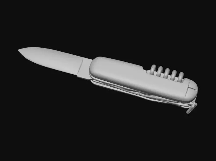 3D model for Red Multi-Tool Knife