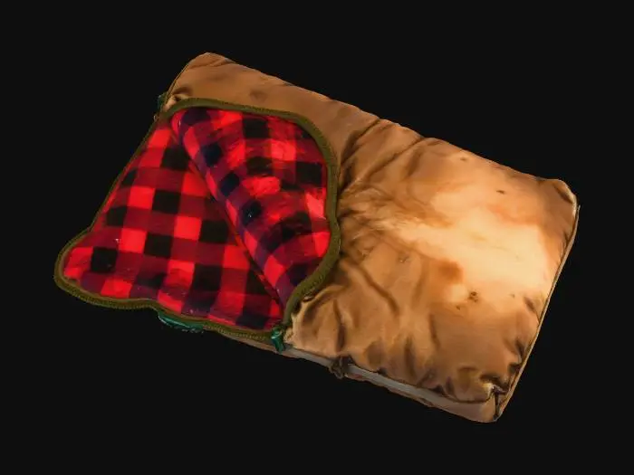 3D model for Plaid Lined Sleeping Bag