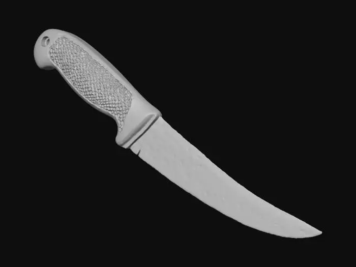 3D model for Fillet Knife with Blue Handle