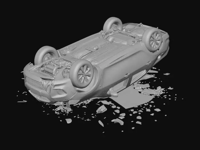 3D model for Overturned Ruin