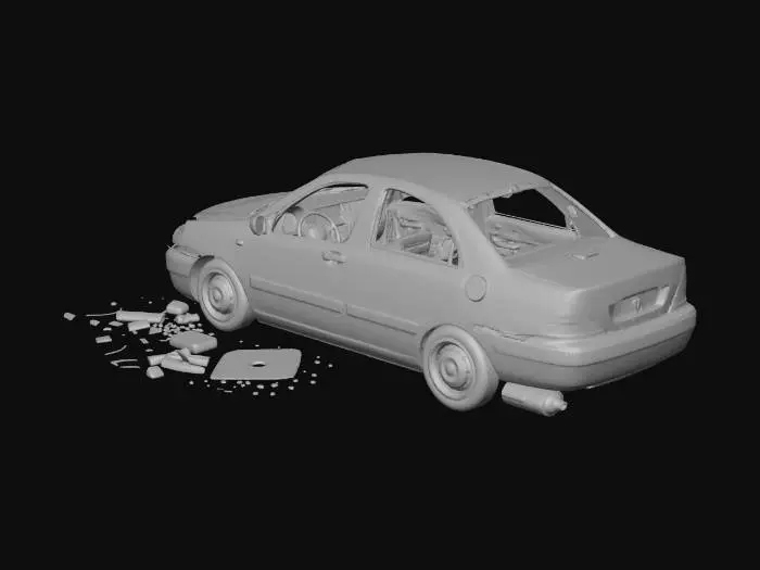 3D model for Wrecked Memories