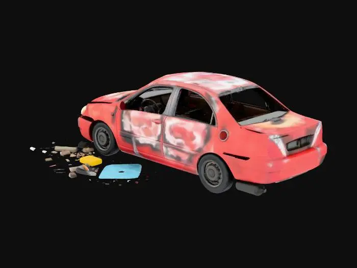 3D model for Wrecked Memories