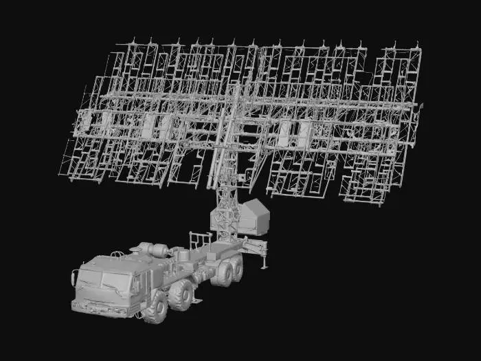 3D model for Radar Array Assembly