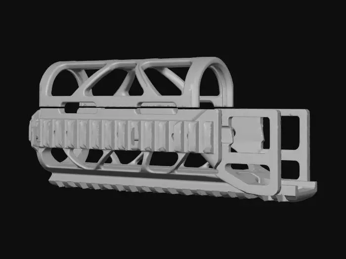 3D model for Obsidian Arms AK74 Tri Rail Handguard