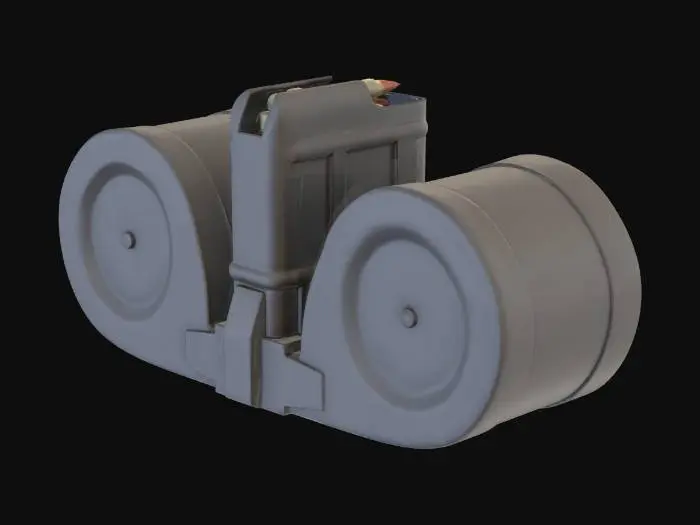 3D model for Vanguard Kinetics AR-15 100 Rd Magazine