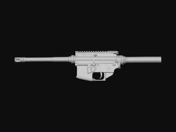 3D model for Vanguard Kinetics Short Barrel AR-15 Upper and lower