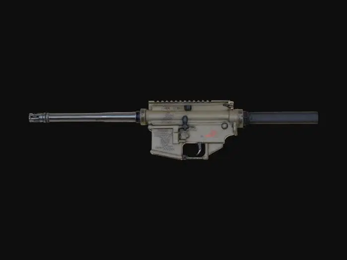 3D model for Vanguard Kinetics Short Barrel AR-15 Upper and lower