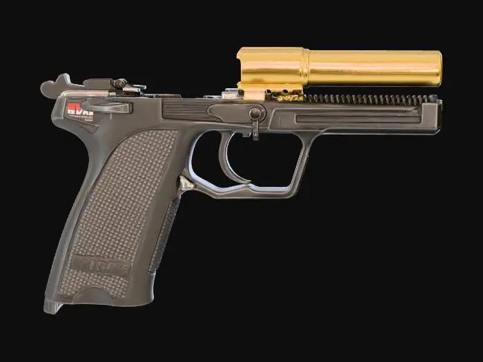 3D model for Obsidian Arms .45 Pistol Receiver and Barrel/internals