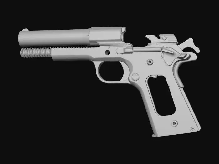 3D model for Vanguard Kinetics 1911 Body and internals