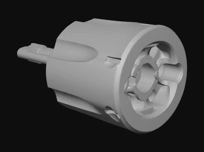 3D model for Aurochs Ordnance Angry Bull .44 Cylinder