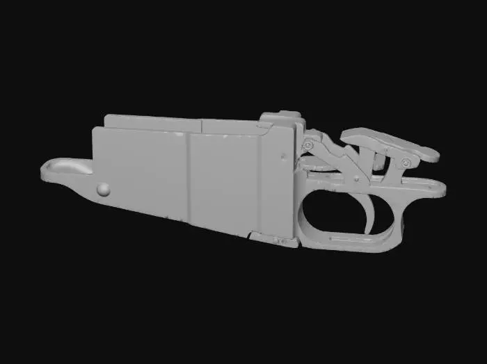 3D model for Mosin Nagant Trigger Mechanism and Magazine