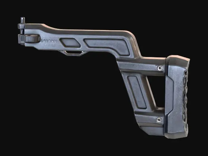 3D model for Obsidian Arms Kriss Vector Stock