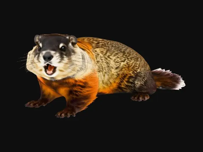 3D model for American Groundhog