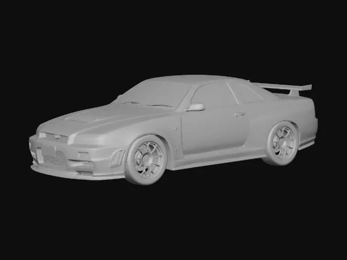 3D model for 1999 Nissan Skyline GT-R Nismo JDM