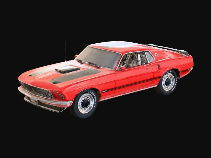 3D model for 1969 Ford Mustang Mach 1