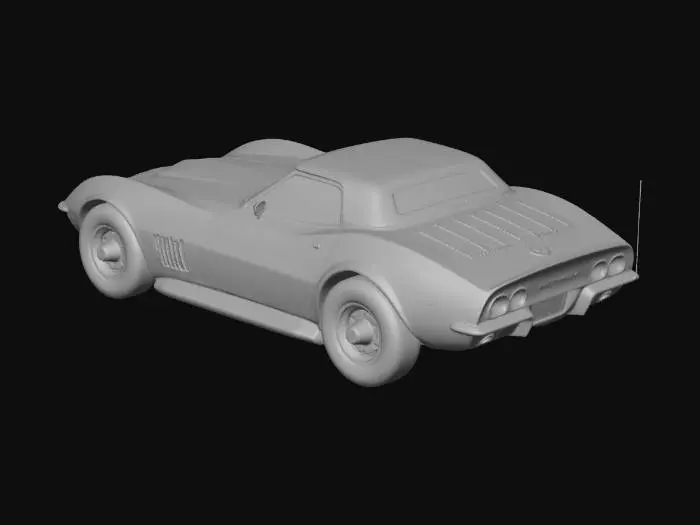 3D model for 1970 Chevrolet Corvette Stingray
