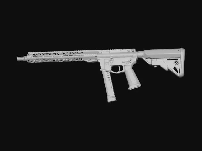 3D model for Vanguard Kinetics 9mm Rifle