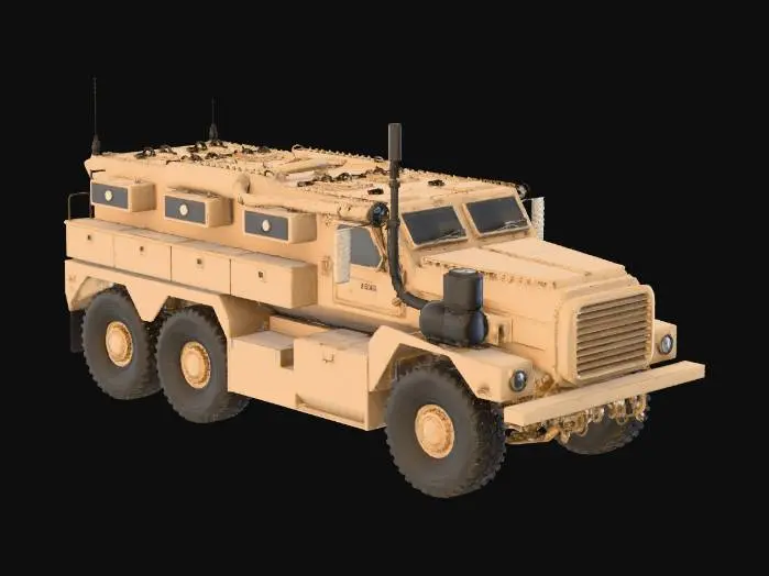3D model for Cougar CAT II A1 MRAP
