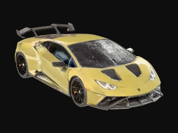 3D model for 2023 Lamborghini Huracan LP 640-4 STO Coupe