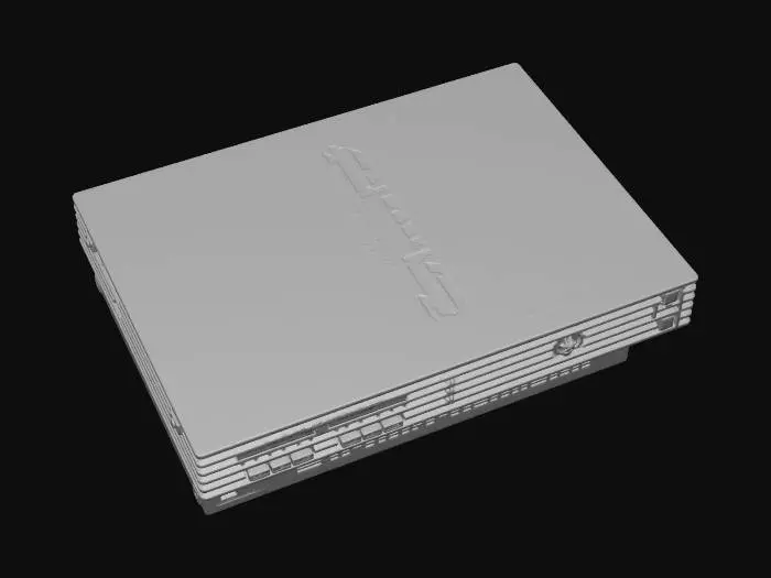 3D model for PlayStation 2 Console