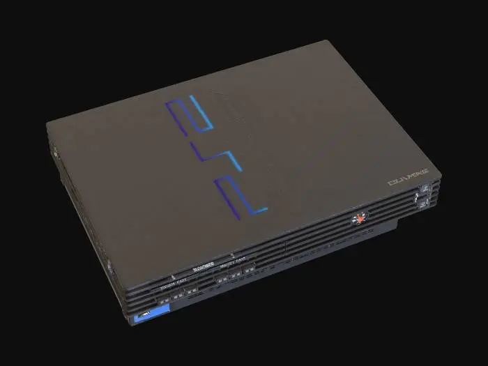 3D model for PlayStation 2 Console