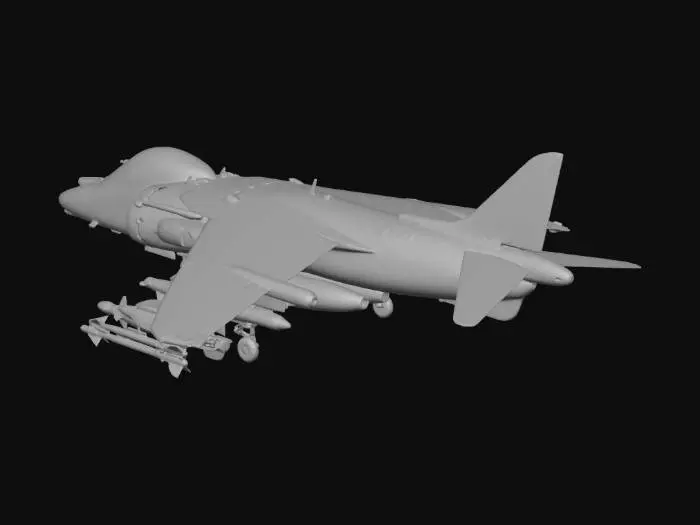 3D model for US Marine Harrier Jet