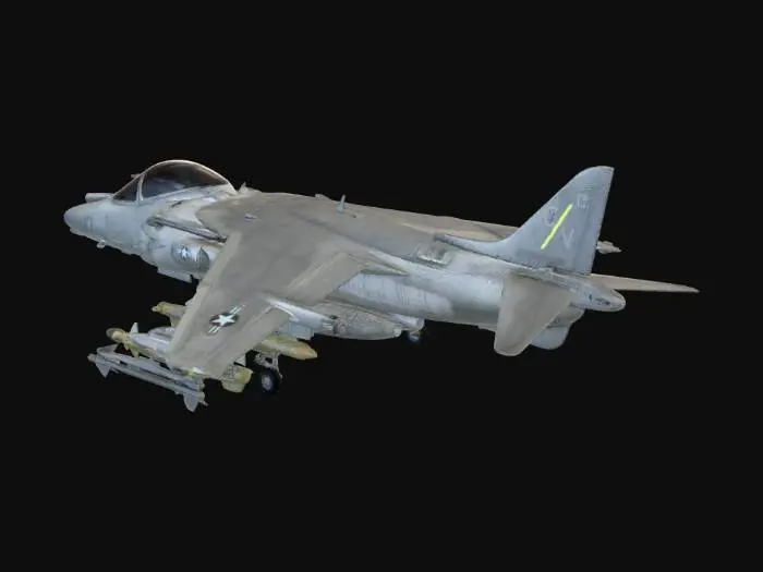 3D model for US Marine Harrier Jet