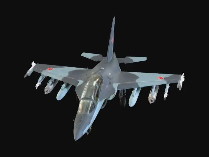 3D model for Yak 130 Jet Fighter